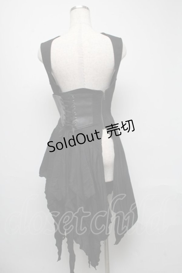 画像2: Sheglit / Restraintレザーベスト  黒 S-25-05-16-028-EL-JA-AS-ZS (2)