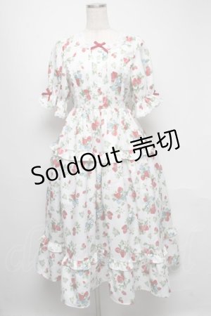 画像: axes femme kawaii / クラシックベリーワンピース  白 S-25-05-16-033-AX-OP-AS-ZS