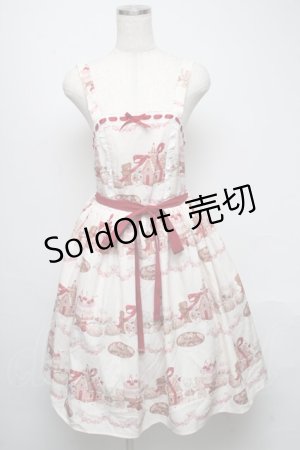 画像: axes femme kawaii / お菓子の家柄ジャンスカ  オフ S-25-05-16-034-AX-OP-AS-ZS