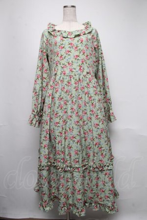 画像: FLC / ティアードワンピース  ミント S-25-05-16-035-LO-OP-AS-ZS