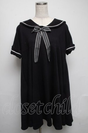 画像: Angelic Pretty / クラシックマリンカットワンピース  黒 S-25-05-16-043-AP-TO-AS-ZS