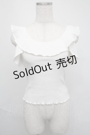 画像: dazzlin / リブトップス  オフ S-25-05-19-008-LO-TO-AS-ZS