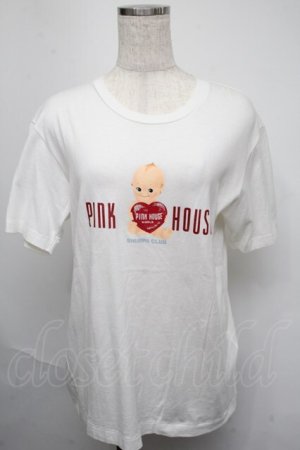 画像: PINK HOUSE / キューピープリントＴシャツ  オフ S-25-05-19-009-LO-TO-ET-ZS