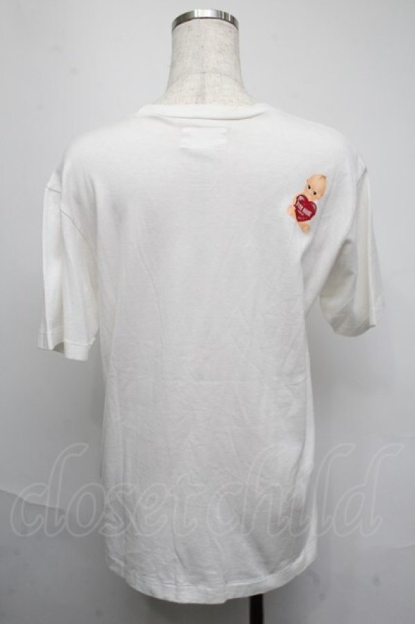画像2: PINK HOUSE / キューピープリントＴシャツ  オフ S-25-05-19-009-LO-TO-ET-ZS (2)