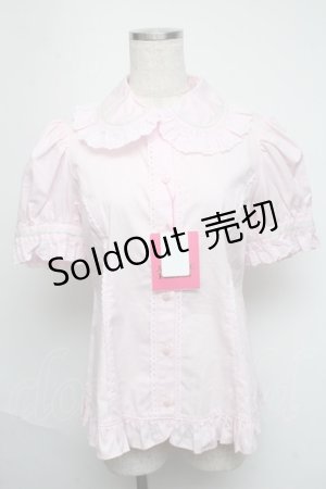 画像: Angelic Pretty / ドーナツレースブラウス  ピンク S-25-05-19-014-AP-BL-HR-ZS