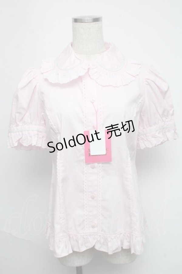 画像1: Angelic Pretty / ドーナツレースブラウス  ピンク S-25-05-19-014-AP-BL-HR-ZS (1)
