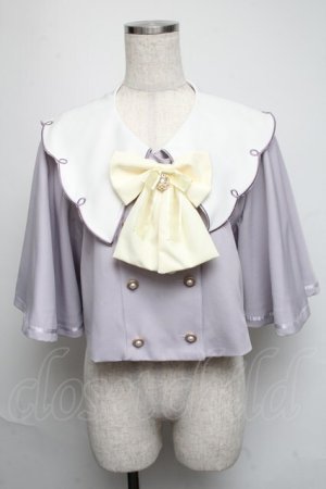 画像: Amavel / Magical Cosmic Cosmeticケープ風アウター F ラベンダー S-25-05-19-021-CA-JA-SZ-ZS