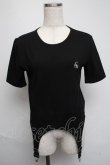 画像1: PUNK / デザイン半袖カットソー  黒 S-25-05-19-044-PU-TO-AS-ZS (1)