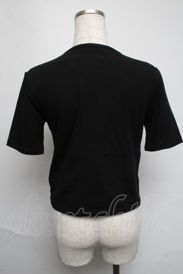 画像2: PUNK / デザイン半袖カットソー  黒 S-25-05-19-044-PU-TO-AS-ZS (2)