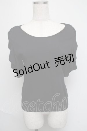 画像: tocco / フリルトップス  黒 S-25-05-19-045-LO-TO-AS-ZS