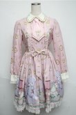 画像1: Angelic Pretty / Charlotte's Bearワンピース  ピンク S-25-05-20-005-AP-OP-AS-ZS (1)