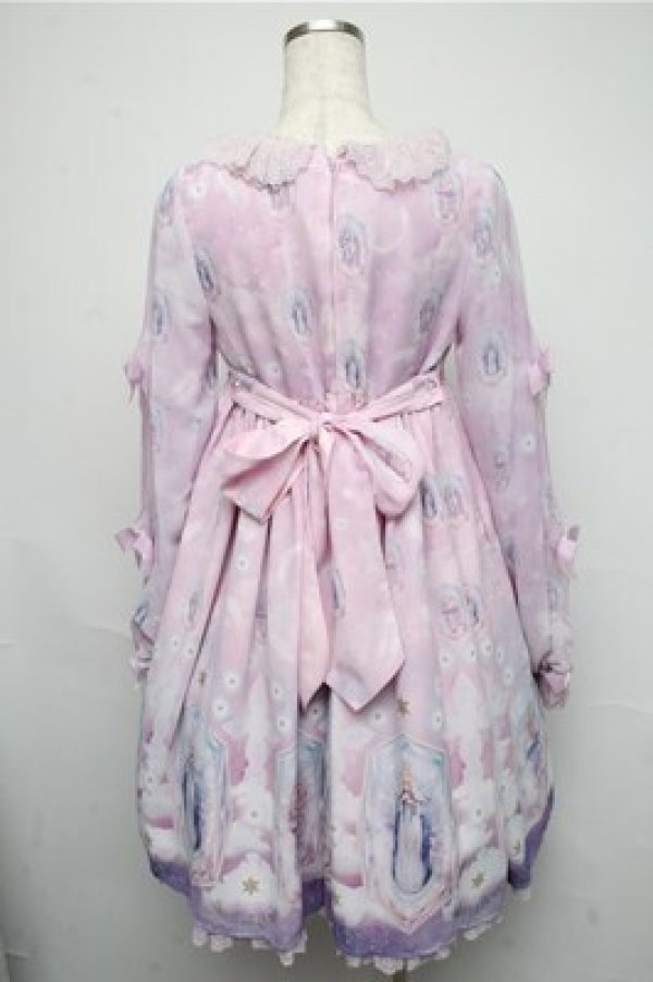 画像2: Angelic Pretty / Cecilia Crossワンピース  ピンク S-25-05-20-007-AP-OP-ET-ZS (2)