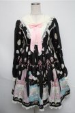 画像1: Angelic Pretty / Daydream Bedワンピース  黒 S-25-05-20-002-AP-OP-ET-ZS (1)