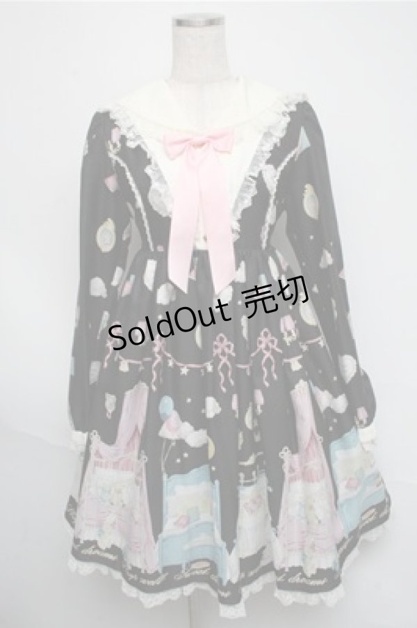 画像1: Angelic Pretty / Daydream Bedワンピース  黒 S-25-05-20-002-AP-OP-ET-ZS (1)