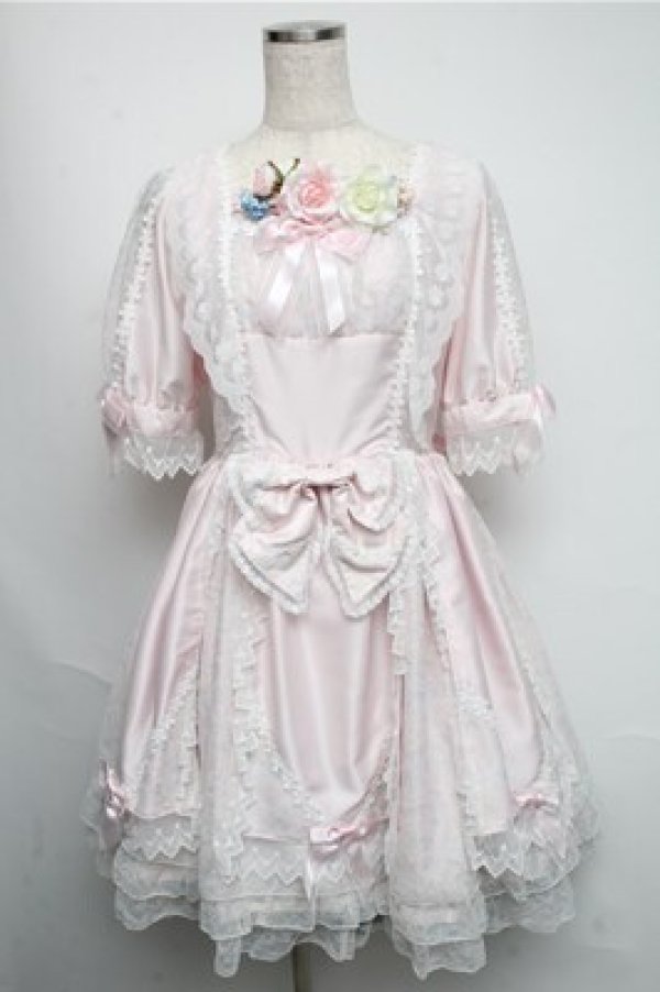画像1: BABY,THE STARS SHINE BRIGHT / Fantasy Flower Princessワンピース  ピンク S-25-05-20-014-BA-OP-SZ-ZS (1)
