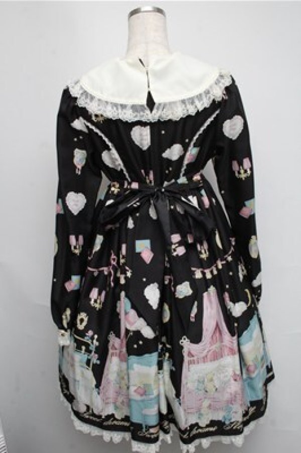 画像2: Angelic Pretty / Daydream Bedワンピース  黒 S-25-05-20-002-AP-OP-ET-ZS (2)