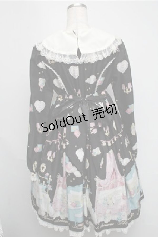 画像2: Angelic Pretty / Daydream Bedワンピース  黒 S-25-05-20-002-AP-OP-ET-ZS (2)