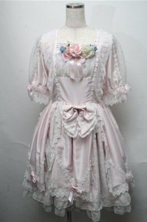 画像: BABY,THE STARS SHINE BRIGHT / Fantasy Flower Princessワンピース  ピンク S-25-05-20-019-BA-OP-ET-ZS