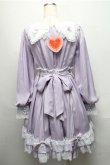 画像2: BABY,THE STARS SHINE BRIGHT / Little Kitten Luluna ストライプワンピース  ラベンダー S-25-05-20-020-BA-OP-HR-ZS (2)