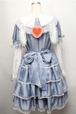 画像2: BABY,THE STARS SHINE BRIGHT / お菓子な星空のうさくみゃちゃんワンピース  サックス S-25-05-20-021-BA-OP-HR-ZS (2)