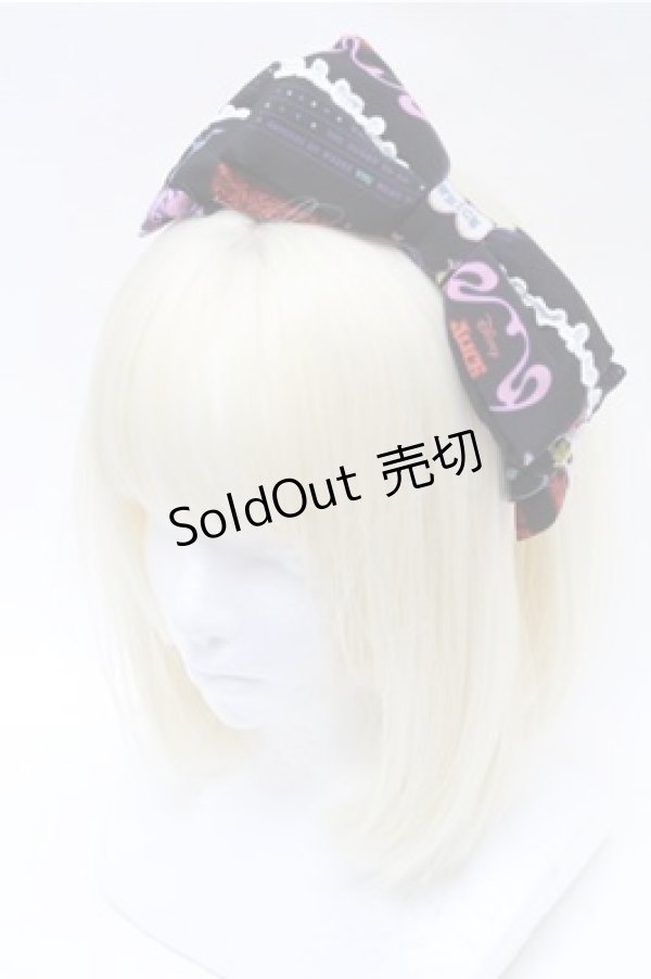 画像3: metamorphose / Disney Alice in Wonderlandジャンパースカートセット  黒 S-25-05-20-034-ME-OP-ET-ZS (3)