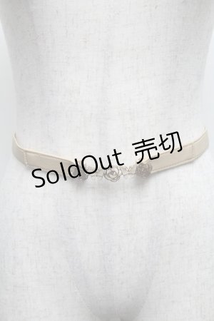 画像: axes femme / ローズモチーフ細ベルト   S-25-05-21-031-AX-ZA-HR-ZS