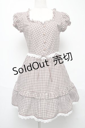 画像: MILK / プレーリードレス  ブラウン S-25-05-21-046-ML-OP-HR-ZS