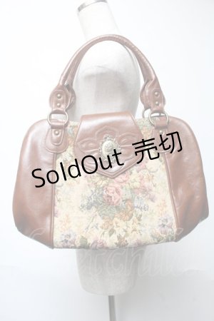 画像: axes femme / ゴブランバッグ  ブラウン S-25-05-21-005-AX-SK-HR-ZS