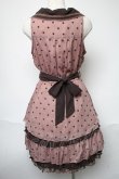 画像2: axes femme / ドットシフォン切替ワンピース  ピンク S-25-05-21-053-AX-TO-HR-ZS (2)