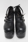 画像2: ATELIER PIERROT / ANTIQUE GOLD FRAME PUMPS LL 黒 S-25-05-21-001-EL-SH-AS-ZS (2)