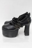 画像3: ATELIER PIERROT / ANTIQUE GOLD FRAME PUMPS LL 黒 S-25-05-21-001-EL-SH-AS-ZS (3)