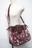 画像2: axes femme / 花柄2wayバッグ  ピンクブラウン S-25-05-21-009-AX-BG-HR-ZS (2)