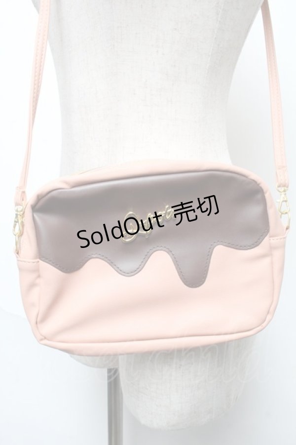 画像1: Q-pot. / メルティーストロベリーチョコレートショルダー  ピンク S-25-05-21-012-QP-BG-AS-ZS (1)