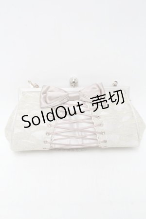 画像: axes femme / レースアップパーティーバッグ  キナリ S-25-05-21-002-AX-BG-HR-ZS