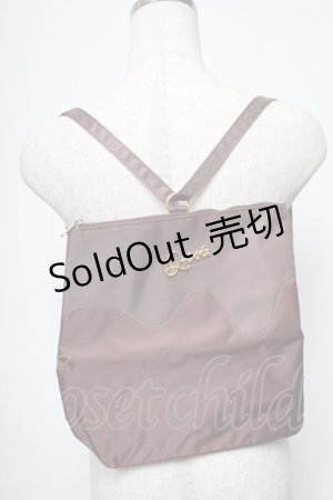 画像: Q-pot. / メルティービターチョコレートリュック  ブラウン S-25-05-21-014-QP-BG-AS-ZS