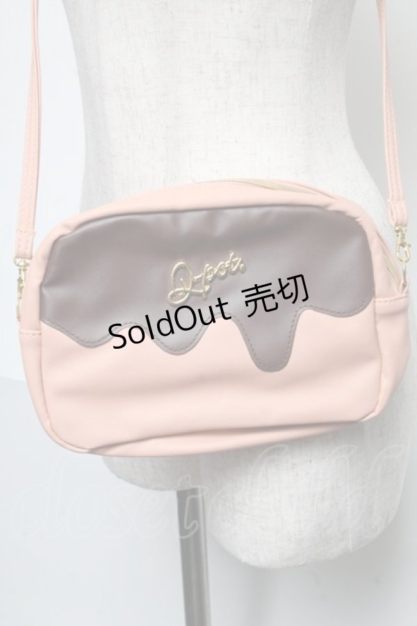 画像1: Q-pot. / メルティーストロベリーチョコレートショルダー  ピンク S-25-05-21-018-QP-BG-AS-ZS (1)