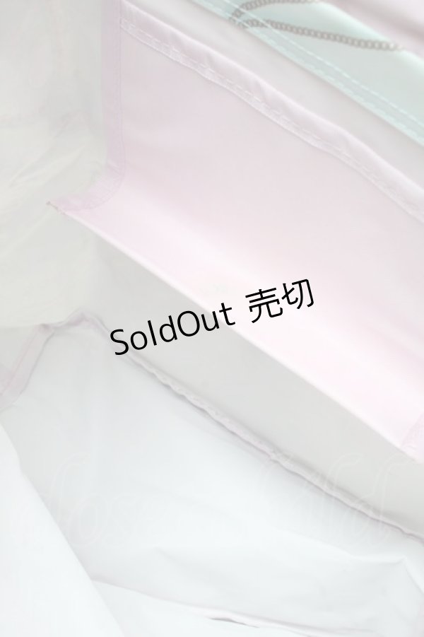 画像4: Q-pot. / ポケット付折りたたみ式シェルマカロントートバッグ  ミント S-25-05-21-020-QP-BG-AS-ZS (4)