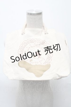 画像: Q-pot. / ぷーさんトートバッグ  ベージュ S-25-05-21-021-QP-BG-AS-ZS