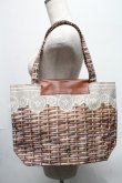 画像3: Q-pot. / ハニーバスケットパッカブルトートバッグ  ブラウン S-25-05-21-022-QP-BG-AS-ZS (3)