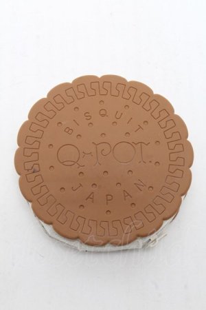 画像: Q-pot. / ビスケットエコバッグ  ブラウン S-25-05-21-025-QP-BG-AS-ZS
