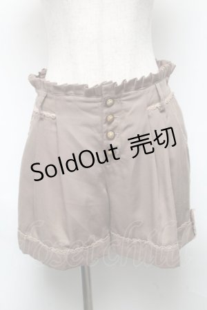 画像: axes femme / フリルショートパンツ   S-25-05-22-046-AX-PA-AS-ZS