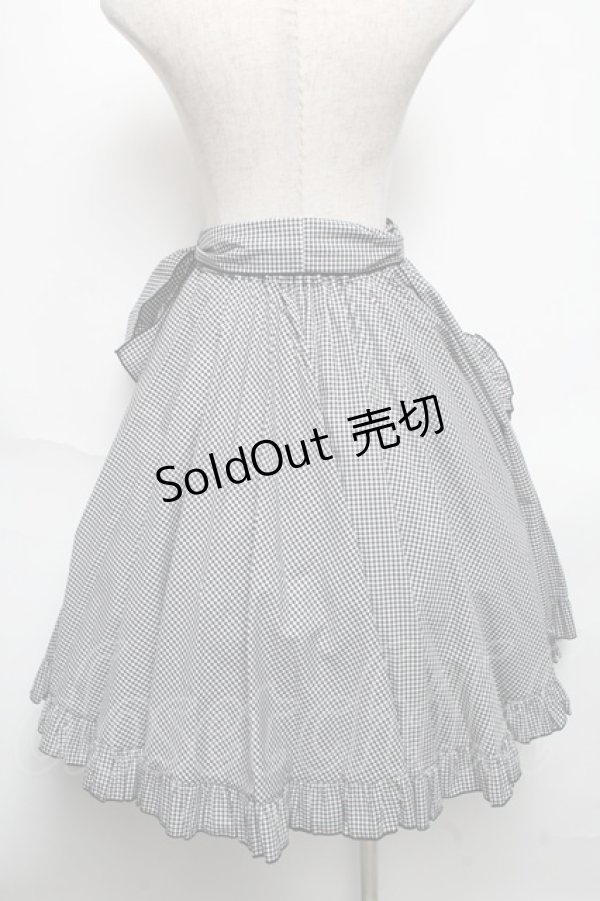 画像2: Physical Drop / ハートポケットサーキュラースカート  黒ｘ白 S-25-05-22-1056-LO-SK-AS-ZS (2)