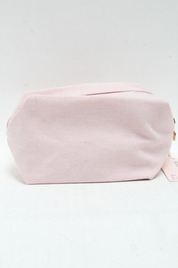 画像2: Maison de FLEUR / ブランドロゴプリントポーチ  ピンク S-25-05-22-1008-LO-ZA-HR-ZS (2)