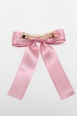画像2: Maison de FLEUR / リボンバレッタ  ピンク S-25-05-22-1011-LO-AC-HR-ZS (2)