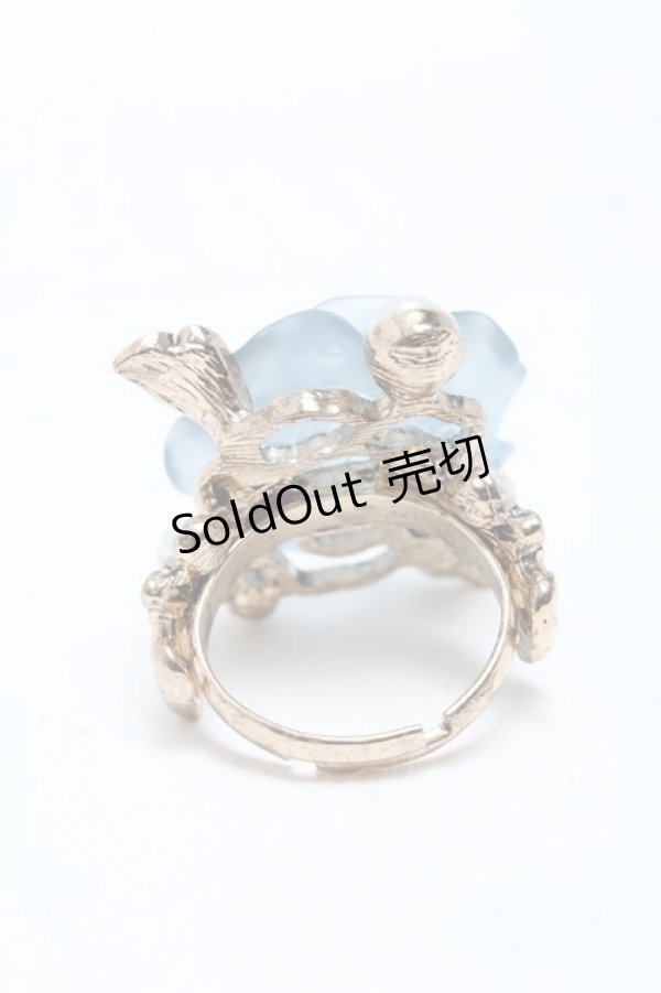 画像2: axes femme / フェイバリットローズリング  ブルー S-25-05-22-1014-AX-AC-HR-ZS (2)