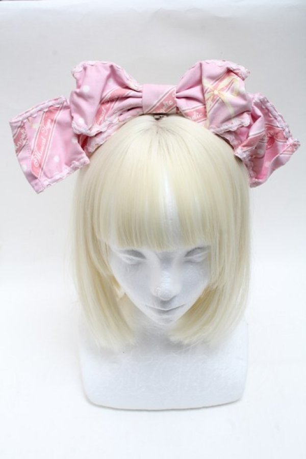 画像2: Angelic Pretty / MELODY TOYSカチューシャ  ピンク S-25-05-22-1020-AP-AC-HR-ZS (2)