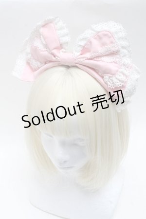 画像: BABY,THE STARS SHINE BRIGHT / レースリボンカチューシャ  ピンク S-25-05-22-1021-BA-ZA-HR-ZS