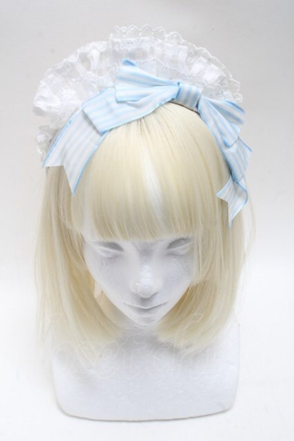 画像2: Angelic Pretty / Dreamy Parfaitカフェカチューシャ  サックス S-25-05-22-1022-AP-AC-HR-ZS (2)