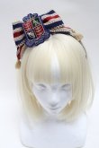 画像2: Angelic Pretty / British Emblemグログランカチューシャ  紺 S-25-05-22-1023-AP-ZA-HR-ZS (2)