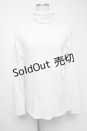 画像: HYSTERIC GLAMOUR / ハイネックカットソー  白 S-25-05-22-018-PU-TO-AS-ZS